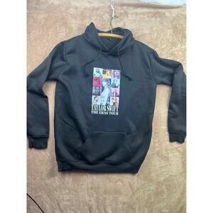 Shop Size 3X Black Taylor Swift Eras Tour Graphic Print Hoodie Sweatshirt